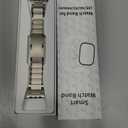 Pure Titanium Bands Compatible with Apple Watch Ultra 3/2/1 Series 11 10 9 8 7 6 5 4 SE, Band for Apple Watch 49mm 46mm 45mm 44mm, 49g Lightweight Titanium Metal Strap for iWatch