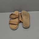 Coutgo Womens Flat Sandals Comfortable Arch Support Adjustable Double Strap Lightweight Summer Platform Sandals, Size 8.5