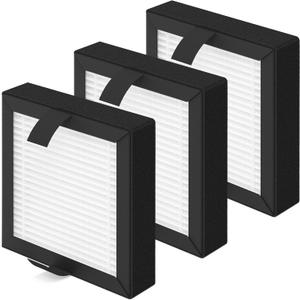 3-Pack SY901 True HEPA Replacement Filter Compatible with Muliap SY901 Purifier, 3-in-1 Filtration Filter
