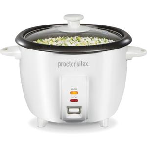 Proctor Silex Rice Cooker & Food Steamer, 10 Cups Cooked (5 Cups Uncooked)