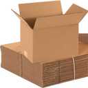 AVIDITI 12 x 8 x 8 Corrugated Cardboard Boxes, Small 12"L x 8"W x 8"H, Pack of 25 | Shipping, Packaging, Moving, Storage Box for Home or Business, Strong Wholesale Bulk Boxes