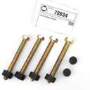 Wheel Hub Removal Tool, Automotive Wheel Bearing Removal Tool, Impact Rated Hub Removal Bolt Kit with Two M14 Bolts Nuts, Two M12 Bolts & Nuts, Two Press Feet for All Automotive Wheels 78834