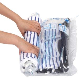 6 Compression Bags for Travel, Travel Essentials Compression Bags, Vacuum Packing Space Saver Bags for Cruise Travel Accessories (6-Travel)