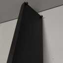 TELOSMA Advent Candle Holder - 4 Candlestick Seats, Matte Black Iron Candle Tray for Taper Candles - Autumn Thanksgiving Christmas Dining Table Kitchen Island Fireplace Mantel Centerpieces Decoration