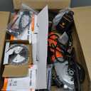 Circular Saw, 5.8A 4-1/2" Circular Saw w/Laser, Metal Auxiliary Handle, 6 Blades (4", 4"), Cutting Depth 1-11/16" (90), 1-1/8" (45), Ideal for Wood, Soft Metal, Plastic, Tile - MCS01A (Standard)