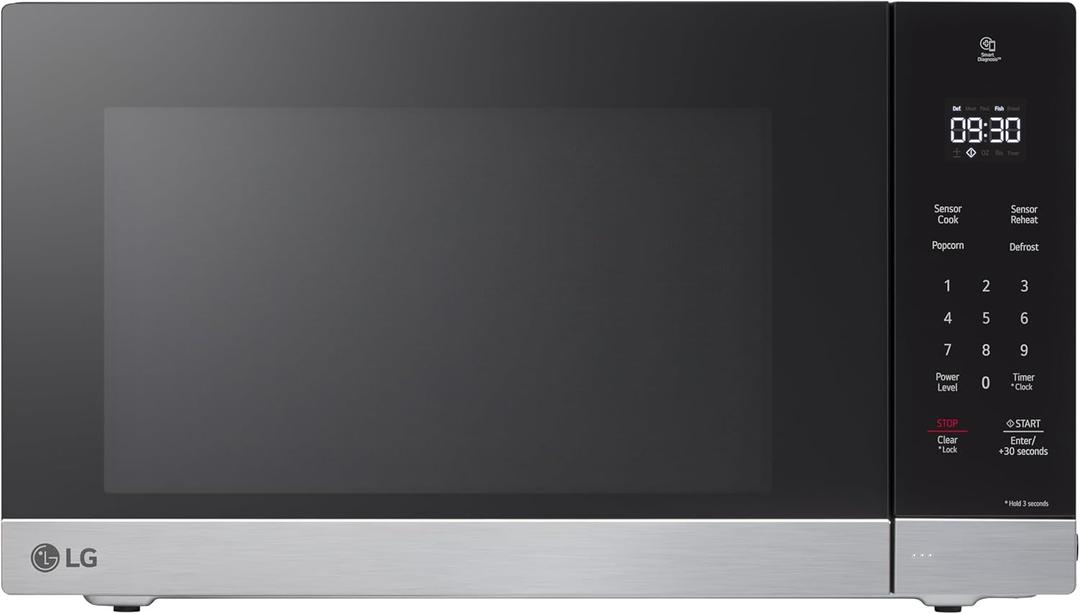 LG Countertop Microwave, 2.0 cu. ft., Stainless Steel, 23.9x13.6x19.8 Inches, Smart Inverter, Sensor Cooking, 1200 Watts