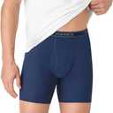 Hanes mens Underwear Boxer Briefs Pack, Cool & Breathable Cotton Moisture-wicking Underwear for Men, No Ride Up (XXL)