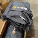 HOTEEL 10x20 Pop Up Canopy Tents for Parties with 6 Sidewalls & 8 Wind-Resistant Rods & Carry Bag, Outdoor Tent Easy Setup for Wedding, Patio Events, Commercial, Waterproof and UV50+ Protection,Grey (Gray)