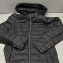 Women's Lightweight Puffer Jacket Hooded Short Packable Down Jacket Winter Coats for Women, Black S