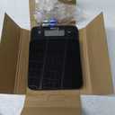 Taylor Glass Top Food Scale with Touch Controls, 11 lb Capacity, Sleek Black Design for Precision Food Measurement in Grams and Ounces