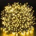 Christmas LED String Lights 82FT 1000 LEDs Christmas Tree Decoration Lights - Outdoor Waterproof Christmas Twinkle Fairy Lights for Garden Patio Xmas Wedding Party Holiday - Warm White