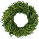 26" Christmas Norfolk Pine Wreath for Front Door, Thanksgiving Door Wreaths, Real Touch Advent Wreath,Large Artificial Green Outdoor Winter Christmas Wreaths Decor for Outdoor Wall Home Holiday