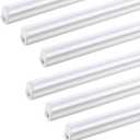 T5 LED Shop Light 4FT 2800LM 6500K 20W Garage Cabinet Lighting 6 Pack | T5 PRO Integrated Fixture Energy Efficient Linkable Ceiling Under Cabinet Light for Bedroom Workshop, Basement FCC Certified