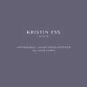 Kristin Ess Hair Purple Shampoo and Conditioner Set for Blonde, Brunette, Silver + Gray Hair, Anti Brass + Yellow Tones, Safe for Color Treated Hair, Sulfate Free Toning Shampoo Conditioner