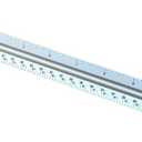 Alumicolor Aluminum Architect Solid Drafting Scale, 12IN, Silver