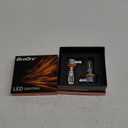 GloDrv [2025 Upgraded] H11/ H9/ H8 Bulbs, [Super Bright] 24000LM 600% Brighter Real 1:1 Mini Size H11 Fog Light Bulbs, 6000K Cool White, Quick Install No Adapter Needed, Pack of 2