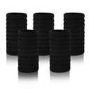 50 PCS Black Hair Ties for Women - Ponytail Holders, Rubber Bands for Thick Hair - Gentle on Hair, 1.57 Inch (4 cm) Diameter