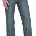 Wrangler Genuine Men's Twill Cargo Pants 35W x 32L, Mediterranean