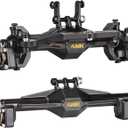 AMK 174g TRX4M Brass Portal Axles Front Rear Complete Set with 7mm Hex Wheel Hubs 4mm Adapters for 1/18 RC Crawler TRX4M Upgrades Bronc Defend K10