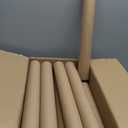 MagicWater Supply Heavy Duty Mailing Tubes - Durable Cardboard for Shipping, Storing & Protecting Posters Artwork Documents and Blueprints with Secure End Caps - 12 Pack 2 in x 18 in Kraft - US Made.