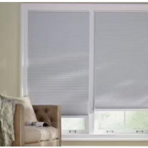 Home Decorators Shadow White Cordless BO Fabric Cellular Window Shade 36x48"