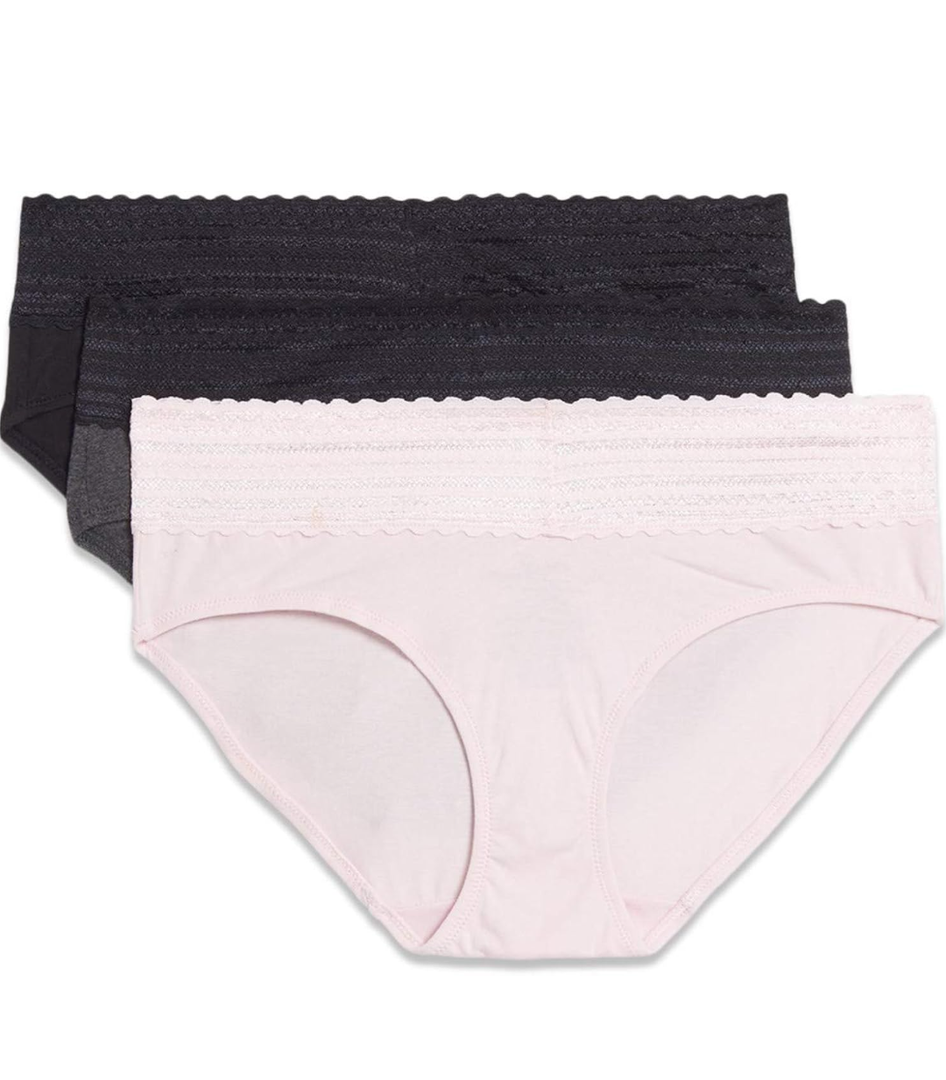 Warner's womens Blissful Benefits No Muffin 3 Pack Hipster Panties 3Pack L