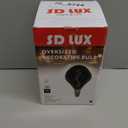 SD LUX Oversized Vintage LED Light Bulbs 5W, Medium Base E26, Giant Edison Bulb Large Decorative Bulb, Huge Edison Light, Dimmable 200LM(15W Equi) Pendant Lighting Warm White 2200K,1 Pack (A165-Smoke)