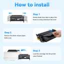 CF226A 26A Black Toner Cartridges 2 Pack Works for Pro M402dn M402n M402dw Pro MFP M426fdw M426fdn M426dw Series Printer Compatible Replacement for HP 26A CF226A 26X CF226X (Black)