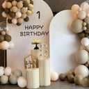 Cylinder Stands for Party 3PCS Foldable Cardboard Columns Pedestal Stand Cylinder Tables for Parties Baby Shower Wedding Birthday Display Dessert Cake Decoration