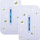2 Pack Plug in Air Ionizers for Home,Ionic Air Purifier for Home Office Bedroom Bathroom Living Room Quiet and Portable Air Freshener for Bedroom(2,White)