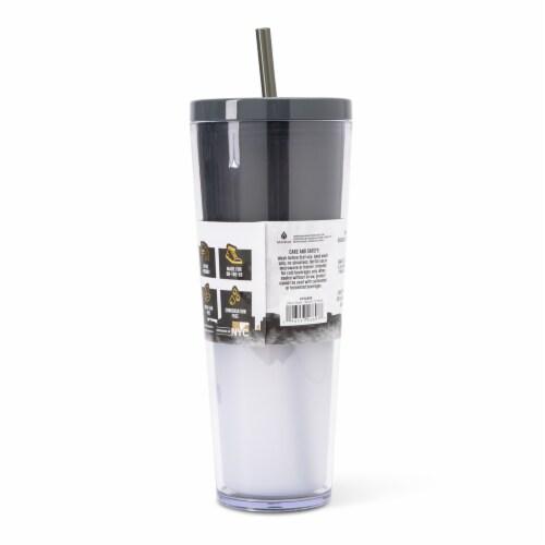 Manna™ Axel™ Plastic Tumbler & Straw Set - Black, 24 oz