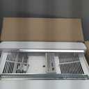 Broan-NuTone Bathroom Exhaust Fan with Heater Quiet 1.5 Sones, 80 CFM and 3-Level CCT Lighting, Powerful Ventilation and Warm Comfort for Any Bathroom