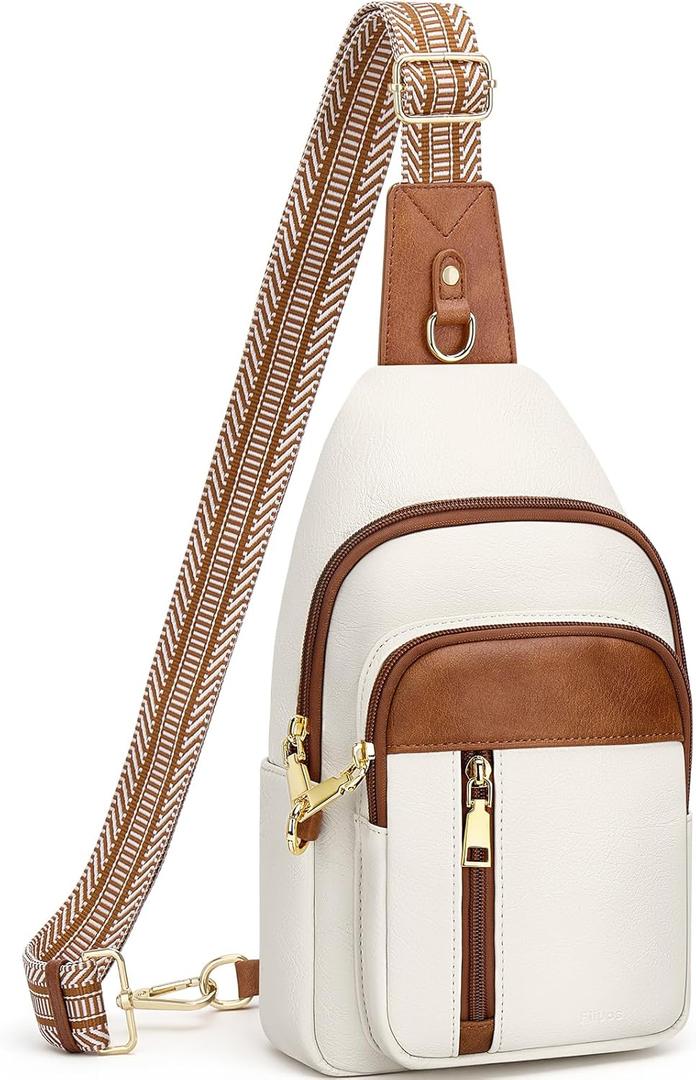 Anti Theft Crossbody Bags for Women RFID Sling Bag, Vegan Leather Cross Body Travel Purse for Women Men