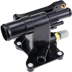 Engine Coolant Water Outlet Thermostat with Sensor Compatible with Mazda 3 2006-2013 5 2008-2013 6 2009-2013 CX-7 2010-2012, Replaces# LF941517Z LF94-15-17Z LF9415179A 902-690