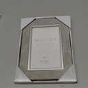 Malden International Designs 4x6 Gray Suede Picture Frame Quality PS Moulding Silver