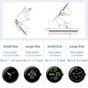 Maledan 6 Pack Bands Compatible for Google Pixel Watch 4/3 41mm 45mm Bands/Google Pixel Watch 2 Bands Men Women, Stylish Breathable Replacement Sport Wristbands for Smartwatch 1/2/3/4, S