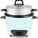 AROMA 6-Cup (Cooked) / 1.5Qt. Rice & Grain Cooker (ARC-743-1NGBL), Light Blue