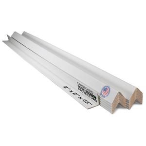 IDL Packaging 2 x 2 x 48 Cardboard Edge Protector (Pack of 20) - Corner Protectors for Shipping, Storage, & Moving Reinforced Corner Guard Protection for Pallets, Wall Corners, & Furniture