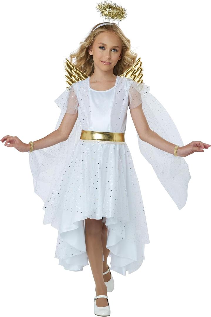California Costumes, Girls' Shimmering Starlight Angel, Size XL