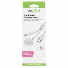 CellCandy 2in1 Smart Charging Cable For Apple 8-pin & Watch