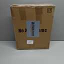 No Pawblems Dog Gate with Small Pet Door, 16"-42.7" Adjustable Metal Short Dog Gate to Step Over, 16.5" Tall Small Pet Gate with 3 Extension Kits, Pressure Mounted Gate for Doorways & Stairs, White