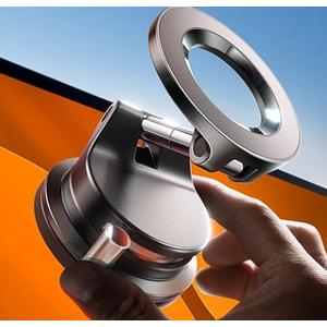 LISEN for Magsafe Car Mount, Cell Phone Holders for Your Car, Magnetic Car Accessories for Women Men Truck Jeep BMW, Vacuum Gifts Kits for iPhone 17 Pro Max 16 15 14 13 12, Samsung S26, Black