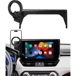 Car Phone Holder for Toyota RAV4 2019 2020-2023 2024 2025 Hybrid LE/XLE/ Premium Accessories 7/8-Inch Screen 360 Rotation Car Phone Mount Compatible with Magsafe Not Affect Vent (Not fit 9/10.5 inch)