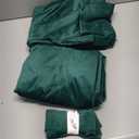 SNITIE Emerald Green 63in Long Velvet Curtains with Back Tab and Rod Pocket Soft Privacy Light Filtering Velvet Drapes for Bedroom and Living Room, Set of 2 Panels, 52 x 63Inch Long