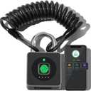 Pothunder Fingerprint Lock With APP, Steel Cable Keyless Biometric Padlock, Smart Waterproof for Gym, Locker, Helmet, Gate, Fence, Luggage
