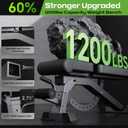 Adjustable Weight Bench for Home Gym, Heavy-Duty Incline Decline Bench with 12 Backrest Positions, 4 Seat Heights and 4 Leg Holder Settings, Commercial-Feel Strength Training Bench
