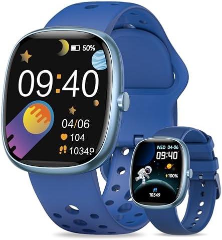 Kids Smart Watch for Girls Gift: No APP No Phone Needed kids Watch with 20+ Games Heart Rate Sleep Monitor Pedometer,Alarm Clock & Timer,Music Player, Camera,Birthday Gifts for 4-16 Year Olds Boy Girl