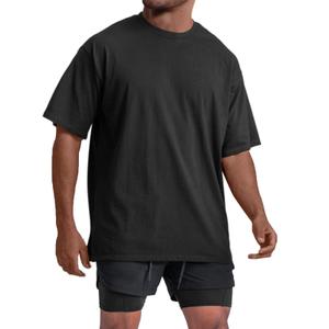 Men's Oversized Workout T-Shirts Lightweight Quick Dry Short Sleeve Tshirts Crew Neck Loose Fit Athletic Tops L