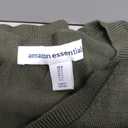 Amazon Essentials Women's Regular-Fit Lightweight Long-Sleeve V-Neck Sweater (S, Dark Olive Heather)