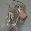 DREAM PAIRS Womens Low-Chunk Low Heel Pump Sandal (8 Wide, Nude)